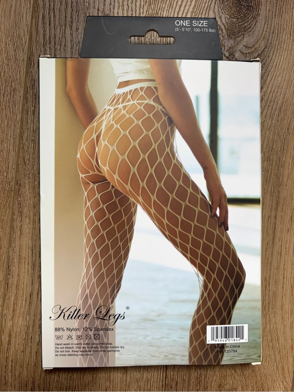 Women’s White Fishnet Pantyhose